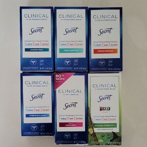 6 Secret Clinical Antiperspirant Deodorant, Wicked, Berry NEW